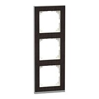 Rámeček M-Pure Decor 3násobný Wenge/Alu