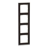 Rámeček M-Pure Decor 4násobný Wenge/Alu