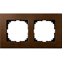 Rámeček M-Elegance 2násobný Walnut