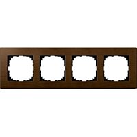 Rámeček M-Elegance 4násobný Walnut