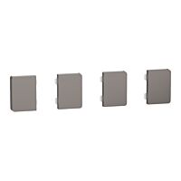Klapka 4n pro KNX tl.p.DL, Nickel Met.
