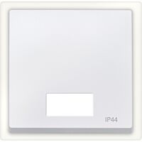 Klapka s okénkem symboly, IP44,polar mat