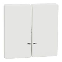 Dvojitá klapka s průzorem, nordic white