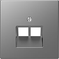Centr. deska RJ45 2nás., stainless
