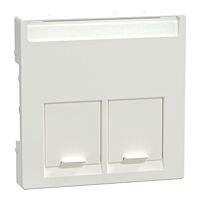 Centr. deska Actassi RJ45 2x, polar