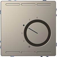 Termostat, Sys-D, 230V, přepínač, nikl