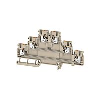 WEIDMULLER Svorka A3T 2.5 průchozí tmavě béžová 2.5 mm²