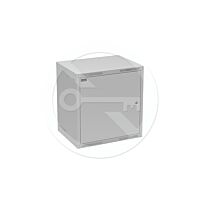 SOLARIX Skříň nástěnná GrandN-12U-645-21-G, 450mm, 19", plné dveře, IP20, šedá