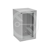 SOLARIX Skříň nástěnná GrandND-20U-66-11-G, DUO, 600mm, 19", skleněné dveře, IP20, šedá