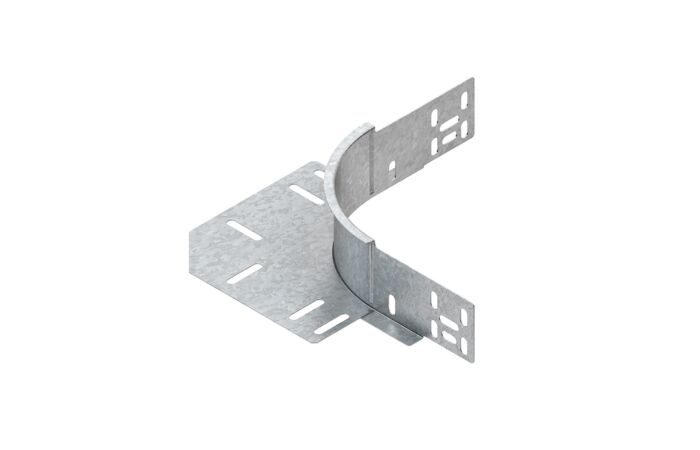 NIEDAX Montážní rohový kus, výška 60 mm, s bočnicemi bez děrování REK 60