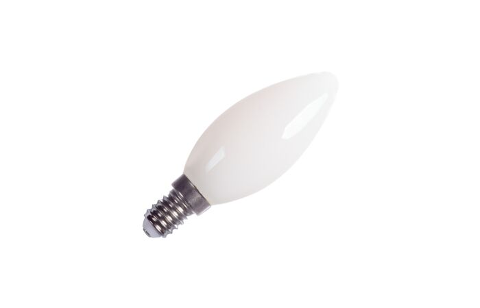 C35 E14, LED světelný zdroj matný 4,2 W 2700 K CRI 90 320°