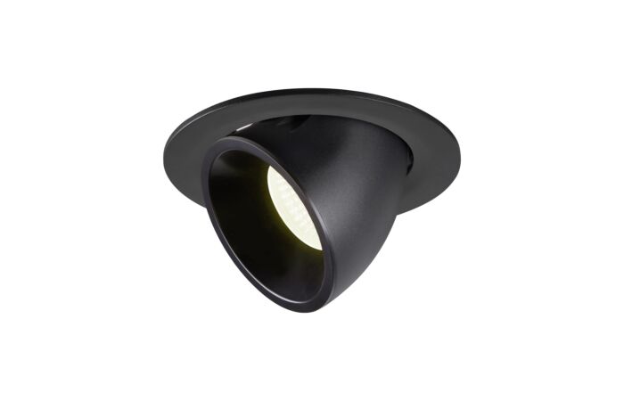 NUMINOS® GIMBLE L, zápustné stropní svítidlo černé 4000 K 55°