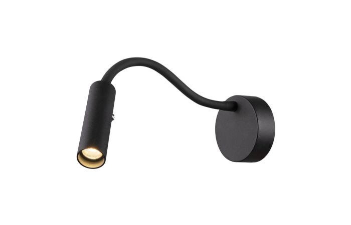 SLV Svítidlo LED KARPO GOOSE 5,8W 380lm 3000K přisazené 40° IP20 černá