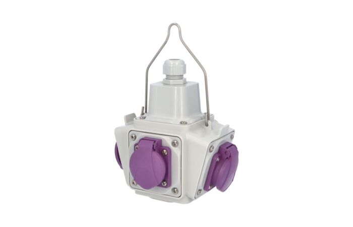 FAMATEL PowerBOX zásuvkový závěsný pb125-24V IP44