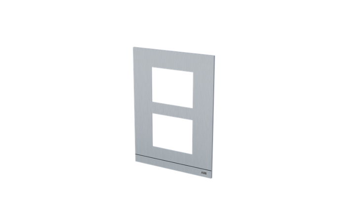 ABB Kryt 2TMA200160A0011 tlačítkového tabla, velikost 1/2 205x135x20mm, eloxovaný hliník