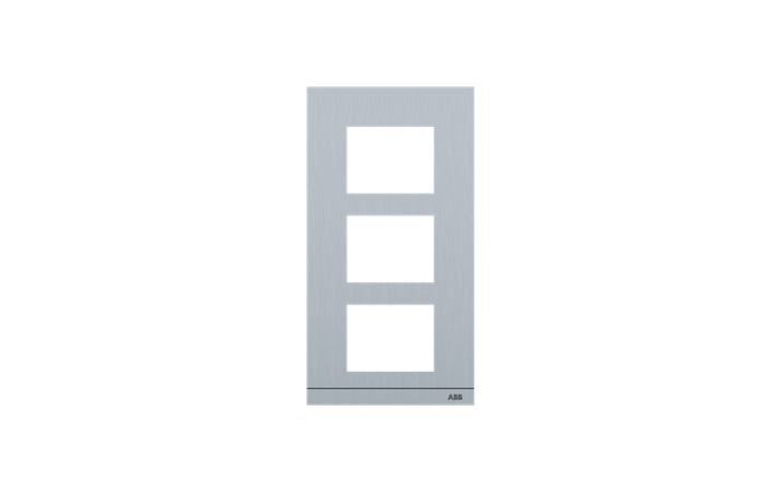ABB Kryt 2TMA200160A0013 tlačítkového tabla velikost 1/3 277x135x20mm, eloxovaný hliník