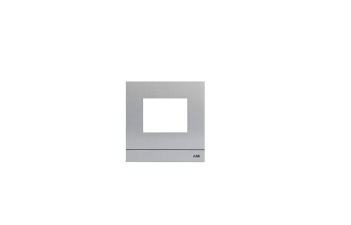 ABB Kryt 2TMA220160A0003 tlačítkového tabla, velikost 1/1 119x135x20mm, eloxovaný hliník