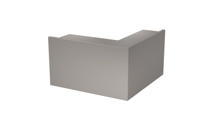 OBO BETTERMANN Vnější roh, pro kanál WDK, 348x230x100, kamenná šeď, Polyvinylchlorid, PVC typ WDK A100230GR