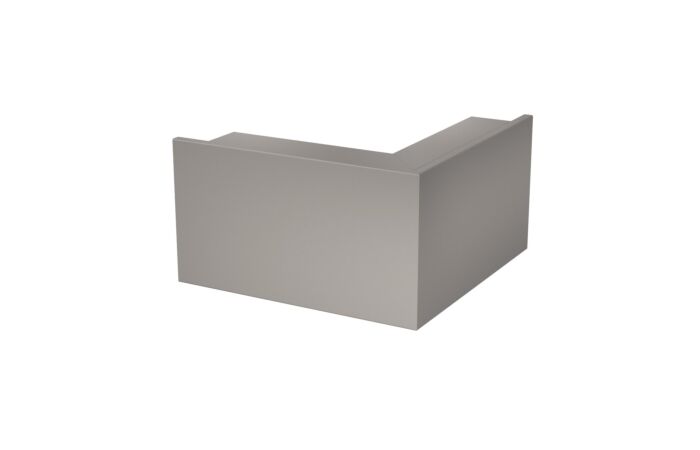 OBO BETTERMANN Vnější roh, pro kanál WDK, 329x210x80, kamenná šeď, Polyvinylchlorid, PVC typ WDK A80210GR