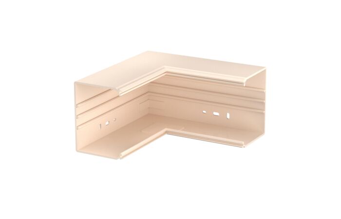 OBO BETTERMANN s kartáčovou lištou, pro kanál WDK, 250x130x100, krémová bílá Polyvinylchlorid, PVC typ WDK I100130CW