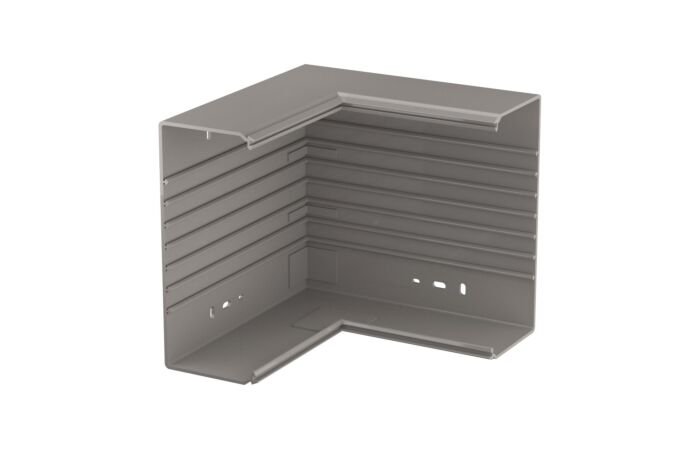 OBO BETTERMANN s kartáčovou lištou, pro kanál WDK, 250x230x100, kamenná šeď, Polyvinylchlorid, PVC typ WDK I100230GR