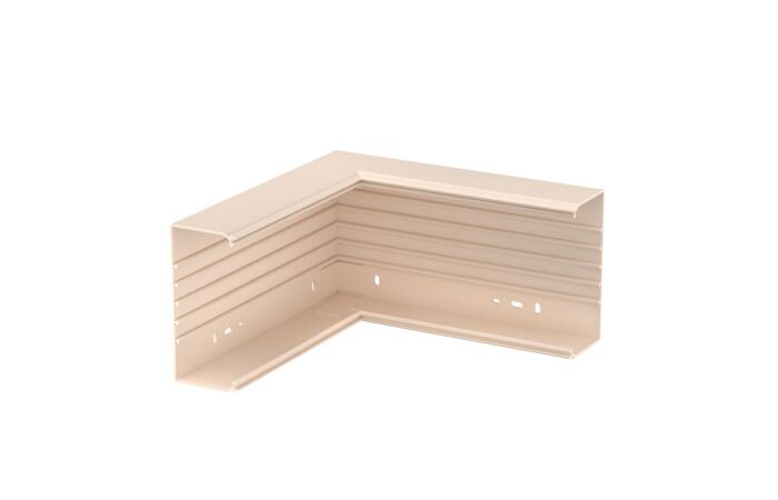 OBO BETTERMANN s kartáčovou lištou, pro kanál WDK, 329x170x80, krémová bílá Polyvinylchlorid, PVC typ WDK I80170CW
