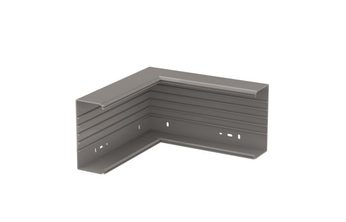 OBO BETTERMANN s kartáčovou lištou, pro kanál WDK, 329x170x80, kamenná šeď, Polyvinylchlorid, PVC typ WDK I80170GR