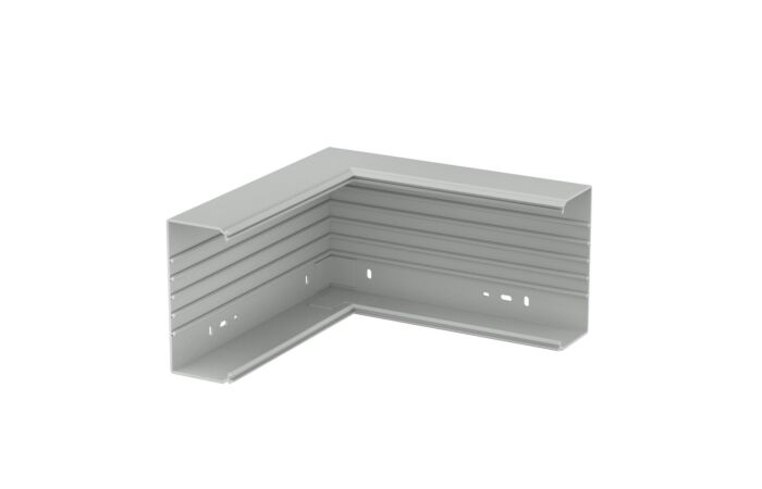 OBO BETTERMANN s kartáčovou lištou, pro kanál WDK, 329x170x80, světle šedá Polyvinylchlorid, PVC typ WDK I80170LGR