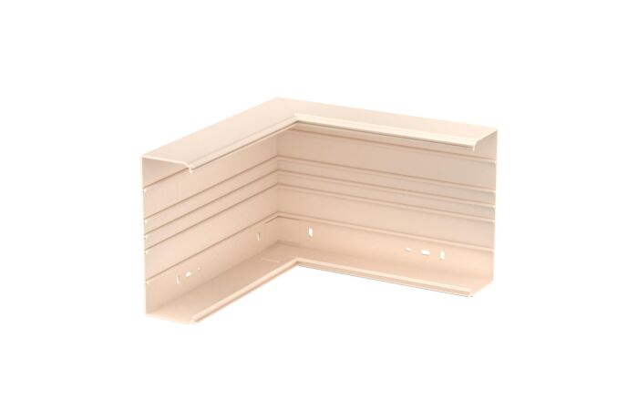 OBO BETTERMANN s kartáčovou lištou, pro kanál WDK, 329x210x80, krémová bílá Polyvinylchlorid, PVC typ WDK I80210CW