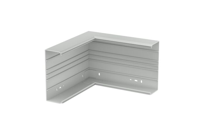 OBO BETTERMANN s kartáčovou lištou, pro kanál WDK, 329x210x80, světle šedá Polyvinylchlorid, PVC typ WDK I80210LGR