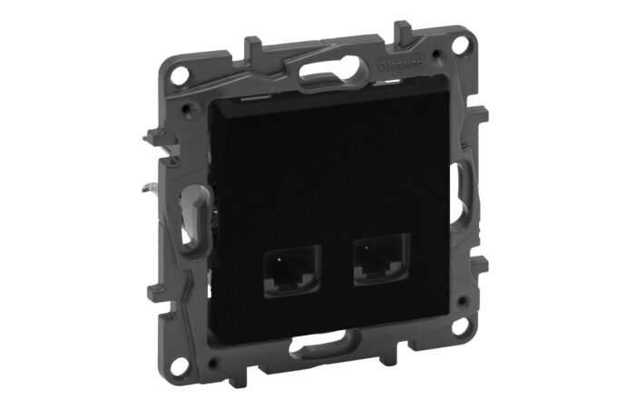 LEGRAND Zásuvka VALENA LIFE 2XRJ45 C5E UTP černá