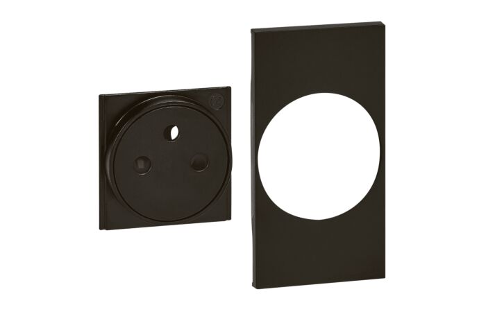 Kryt Bticino LNOW 2P+T 2M černá