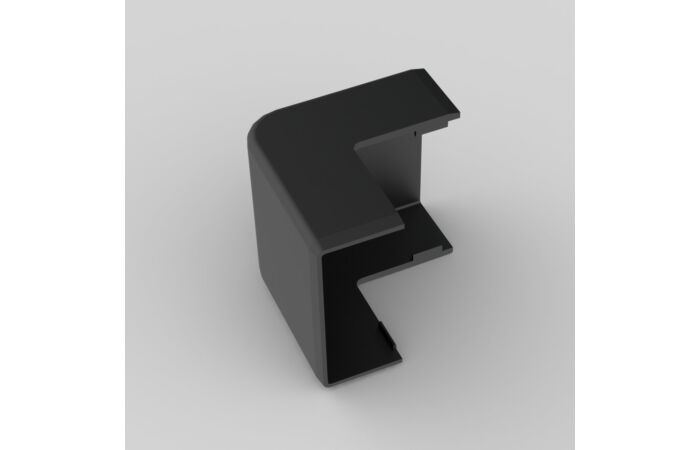 KOPOS Kryt 8636_FB LHD 40x20 rohový vnější černá