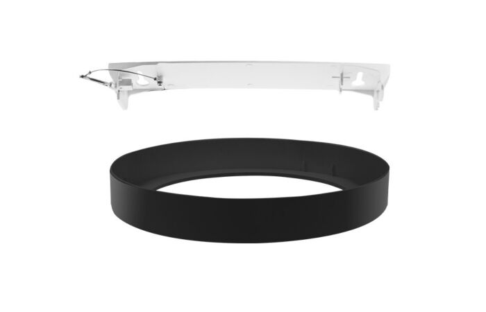 PANLUX Rámeček pro přisazenou montáž svítidla LED DOWNLIGHT CCT 12W, kulatý,černý