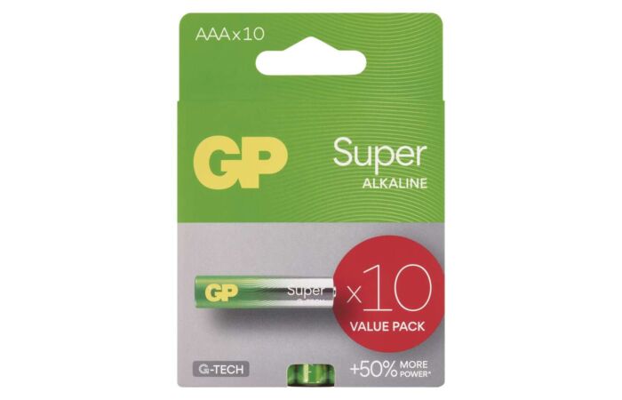 GP Baterie mikrotužková ALKACELL Super blistr 10ks