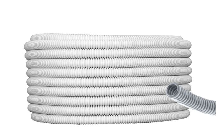 MALPRO Trubka ohebná OT32025 Ø18,3/25,0mm, 320N, –5 až +90°C, PVC samozhášivé, šedá (balení 10m)