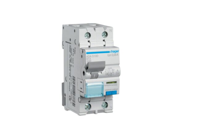 Chránič 13B/1N/0,03 A ADA513D HAGER