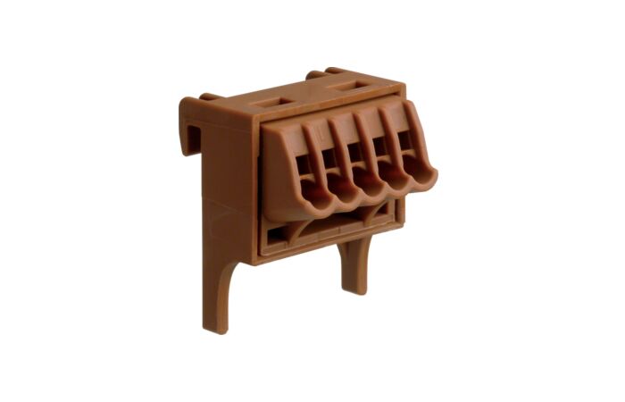 HAGER Svorka VZ455P fázová 63A 1pól. hnědá bezšroubová