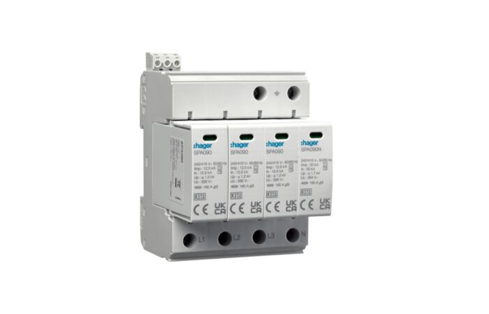 HAGER Svodič SPA931 T1+T2 TN-S/TT