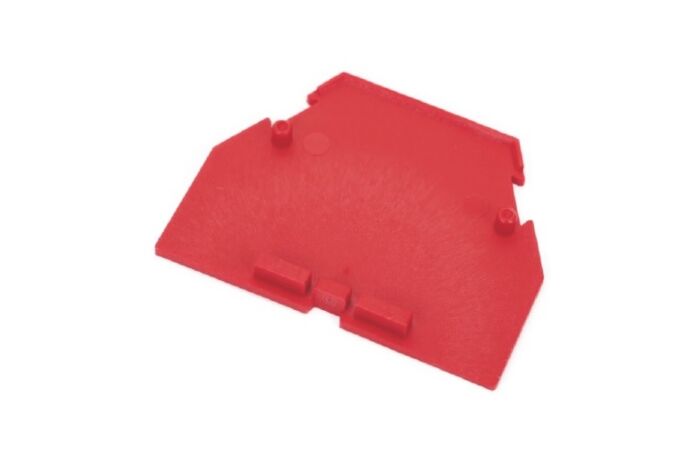 Přepážka RSA 16A k. - koncová rudá