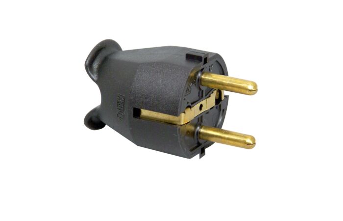 KOPP Vidlice 250V/16A plast IP20 černá