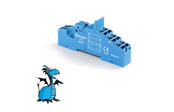 FINDER Patice 95.P5, DIN-lišta, push-in