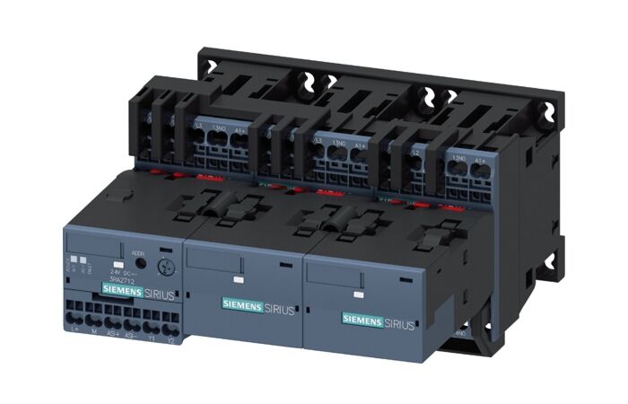 SIEMENS Kombinace hvězda-trojúhelník s ASI AC3, 11kW/400V DC24V, 3pól. S00