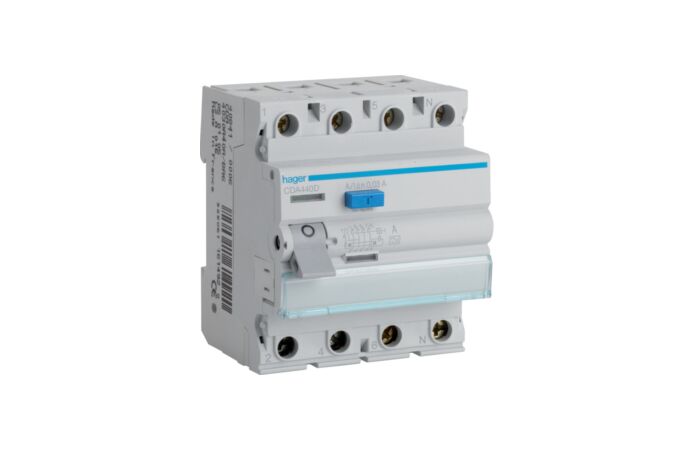 HAGER Chránič 40/4/0,03 A CDA440D