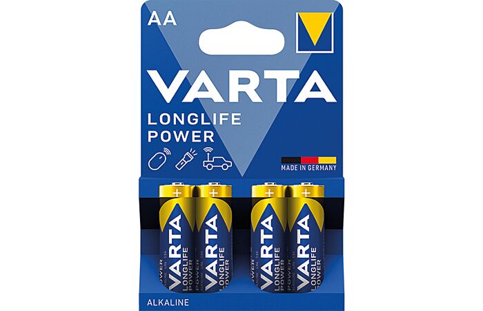 VARTA Baterie tužková ALKALINE LONGLIFE POWER R6 1,5V AA blistr 4ks