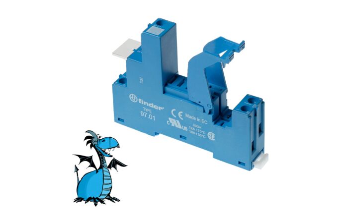 FINDER Patice 97.01, DIN-lišta