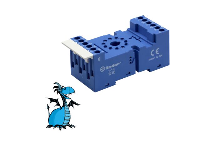 FINDER Patice 90.03, DIN-lišta, 11-kolíková