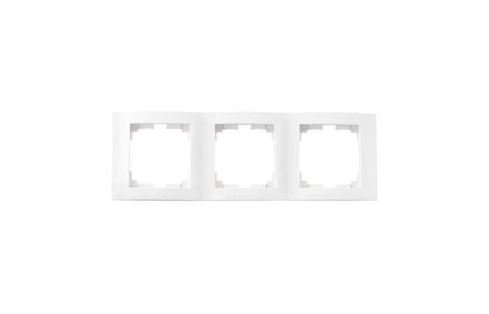 Rámeček LOGI 02-1530-002 troj.verti.bílý