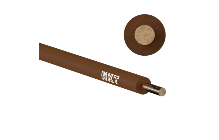 Vodič H07V-U 1,5 hnědý (CY)