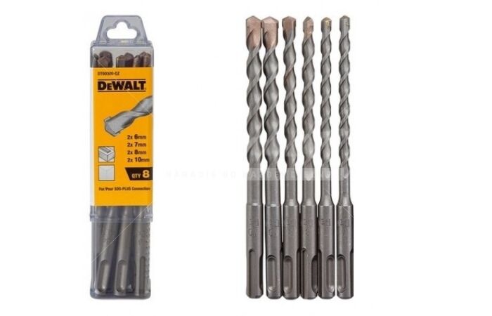 DeWALT Sada DT60302 vrtáků do betonu SDS+, 6 ks